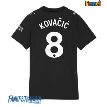 Manchester City Mateo Kovacic #8 Tricou Fotbal Replică 2025-26 Femei Deplasare